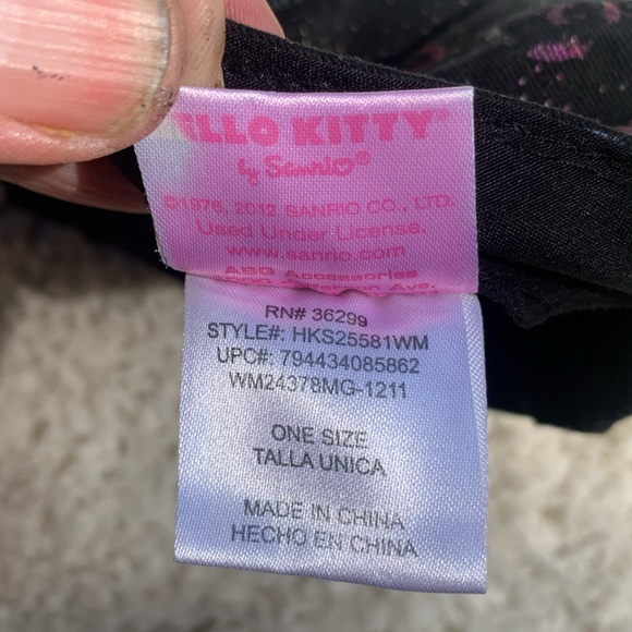 Hello Kitty peace signs cap black - Picture 10 of 11